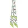 TWILLY IN SETA VERDE CHIARO Lucky elephant