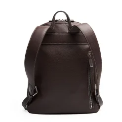 ZAINO COLOR TESTA MORO In pelle