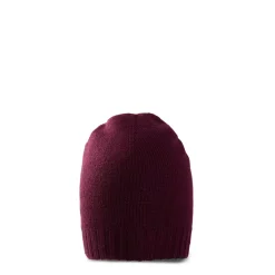 BERRETTO BICOLORE BORDEAUX In cashmere