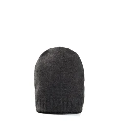 BERRETTO BICOLORE GRIGIO E NERO In cashmere