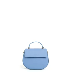 BORSA MINI CLEO AZZURRA In pelle liscia