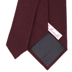 CRAVATTA DONNA IN LANA BORDEAUX Tinta unita